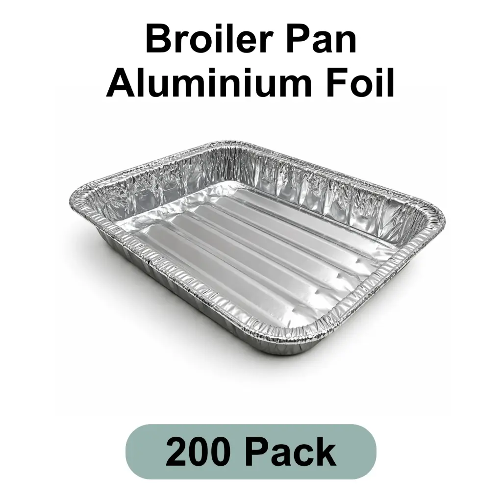 Broiler Pan Aluminum Foil 200pk