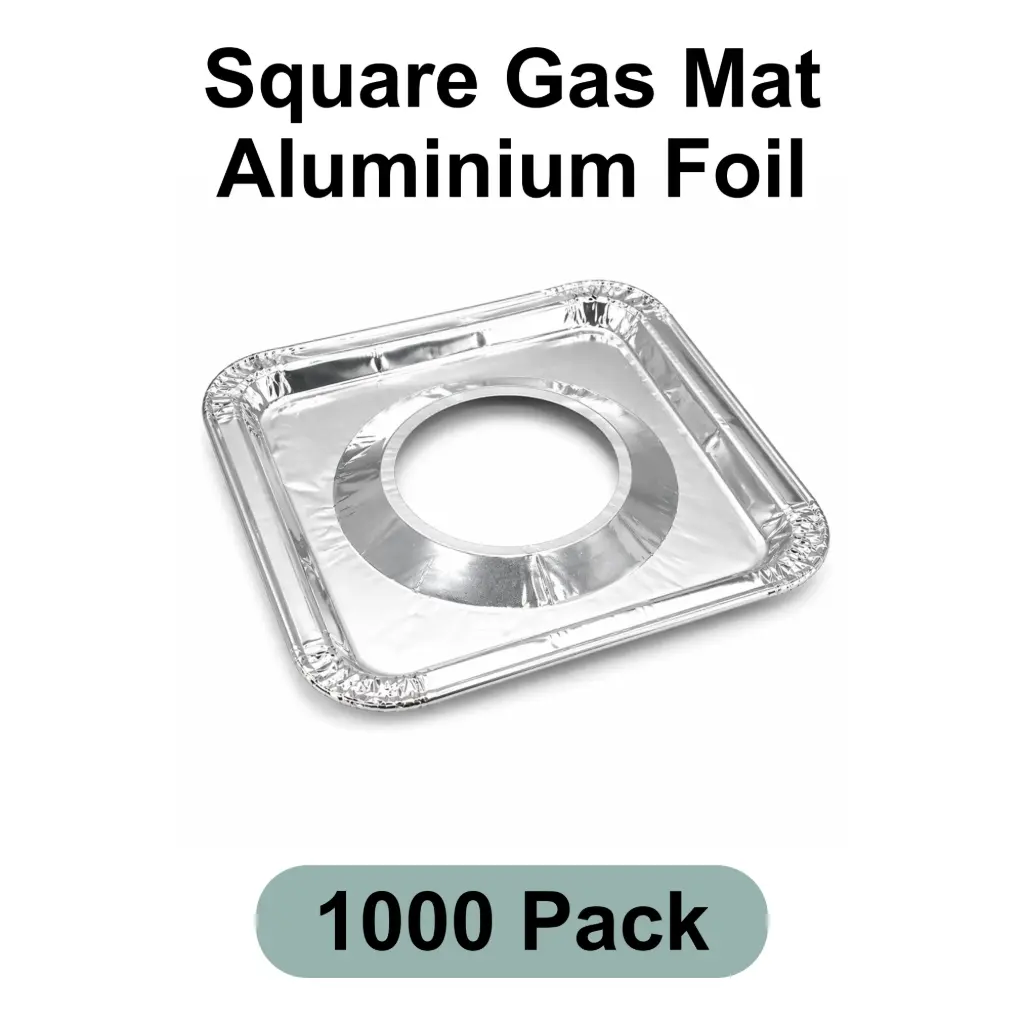 Square Gas Mat Aluminum Foil 1000pk